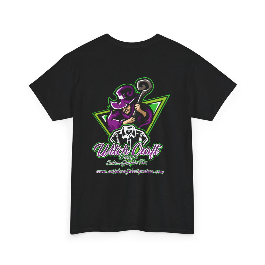MINE Skull Cowboy Tee — Dark Western Skull Graphic T-Shirt