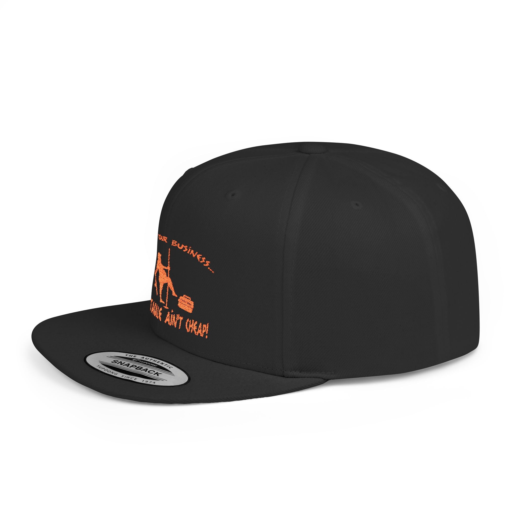 Mind Your Business Guy Stripper/ Flat Bill Snapback