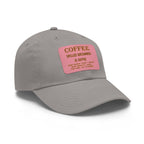 Coffee Spelled Backwards Is EEFFOC/ Leather Patch