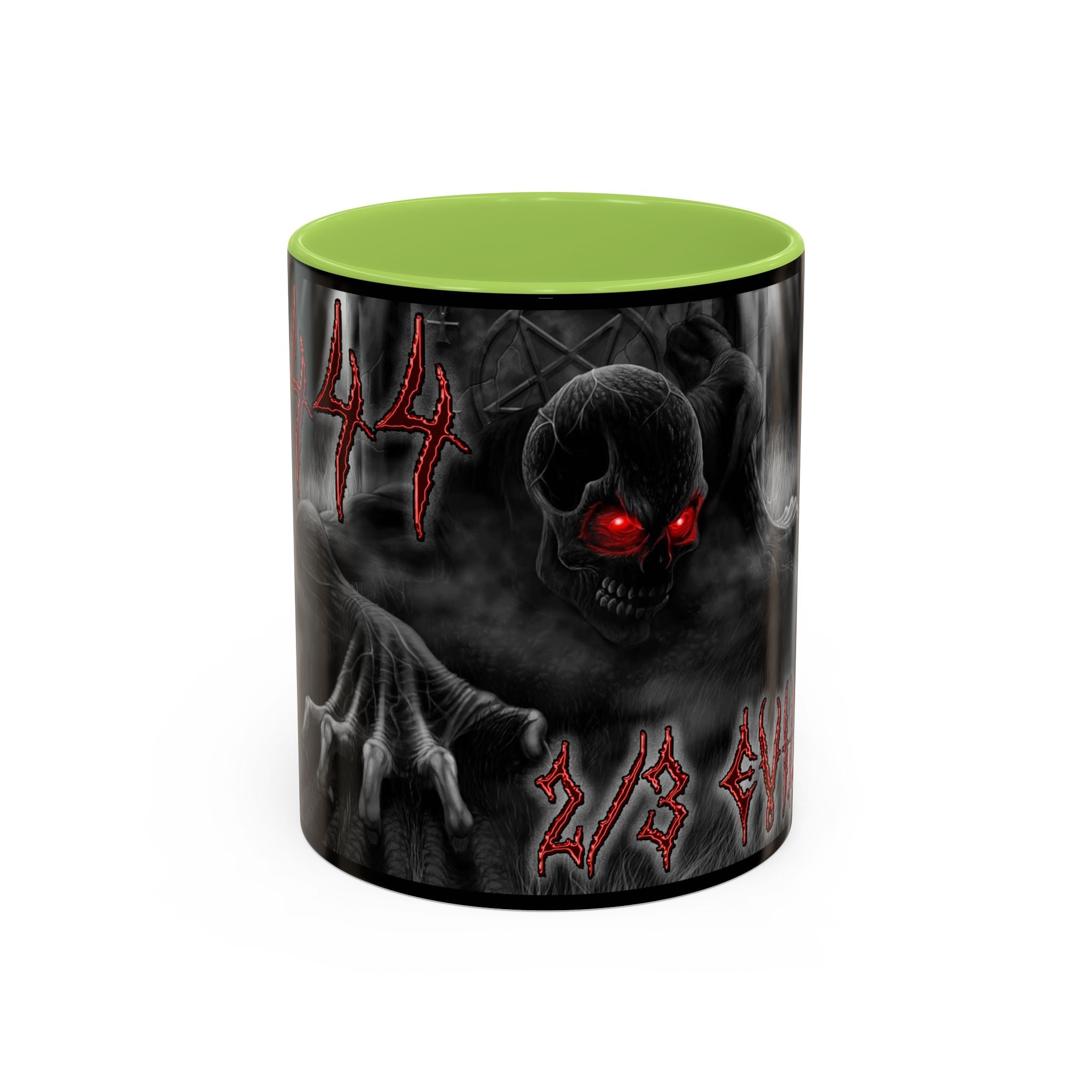 2/3 Evil Demon / Accent Coffee Mug 11/15oz