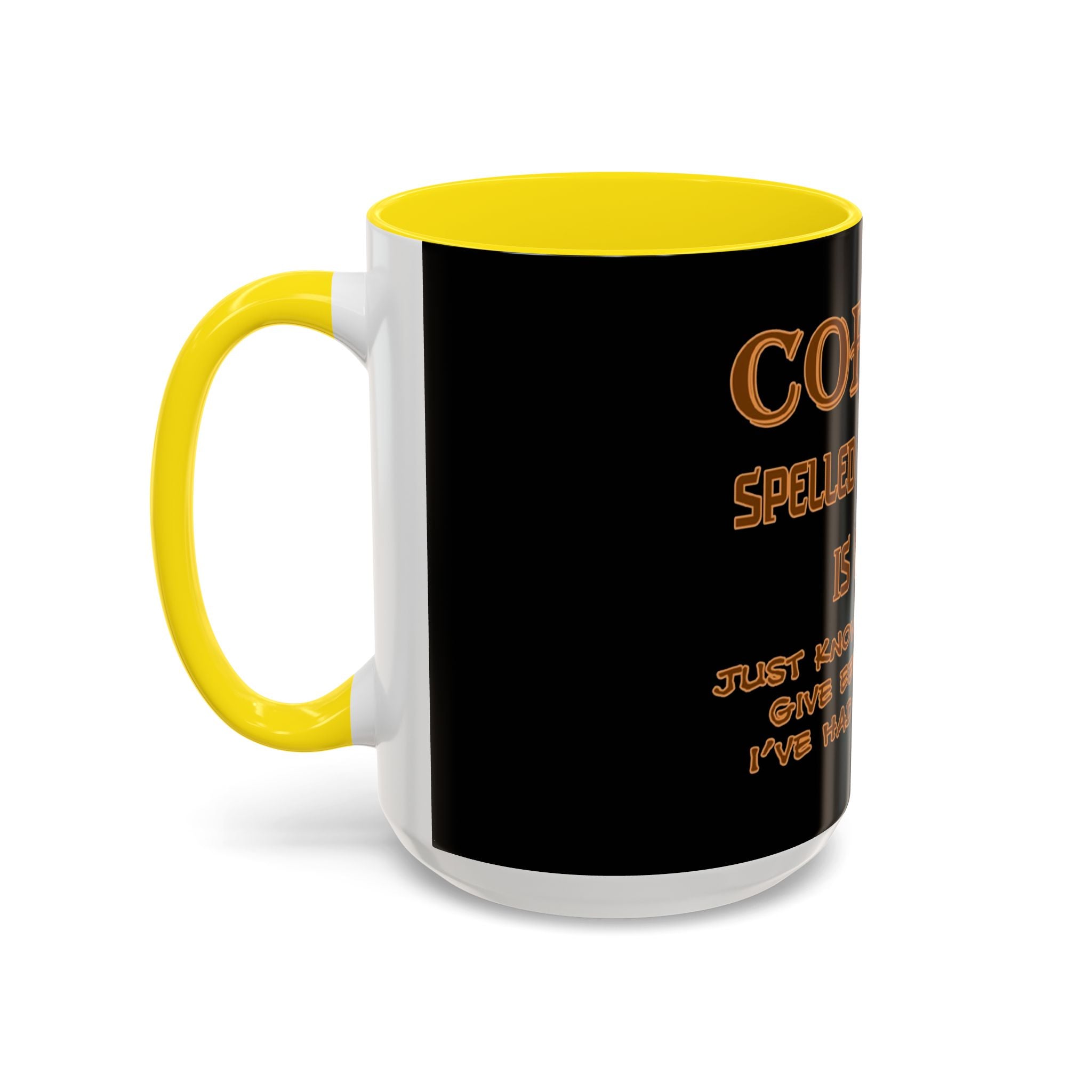 Coffee Spelled Backwards Is EEFFOC / Accent Coffee Mug 11/15oz
