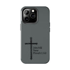 John 8:32 / Proverb 1: 8-9 / Tough Phone Case