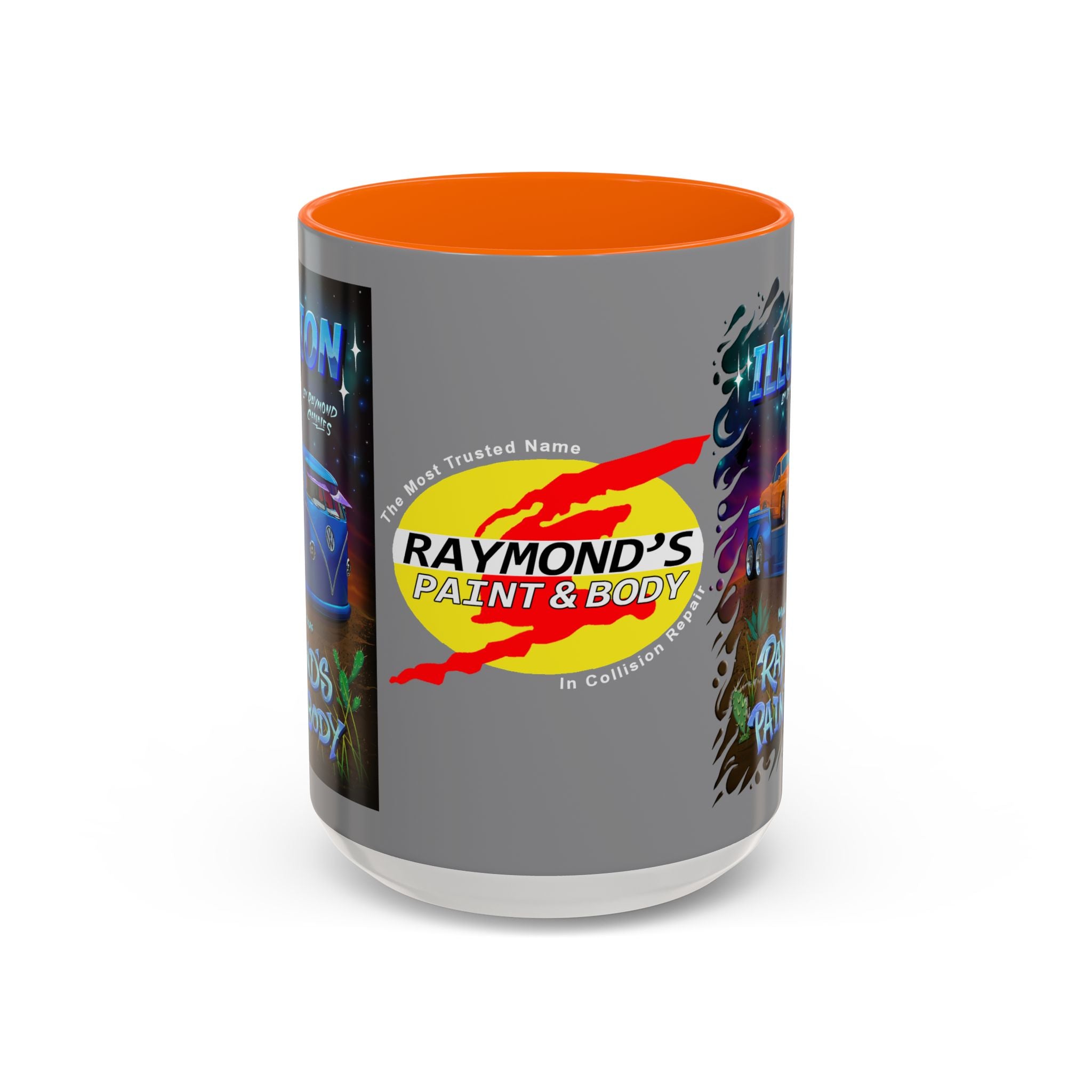 Raymond's Paint & Body Logo / Accent Coffee Mug 11/15oz