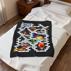 Collection Of Rock / Velveteen Plush Blanket