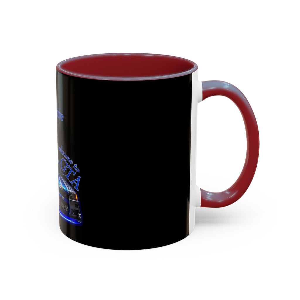 Daughter Doesn't Drive Like A Girl Blue / Accent Coffee Mug 11/15oz
