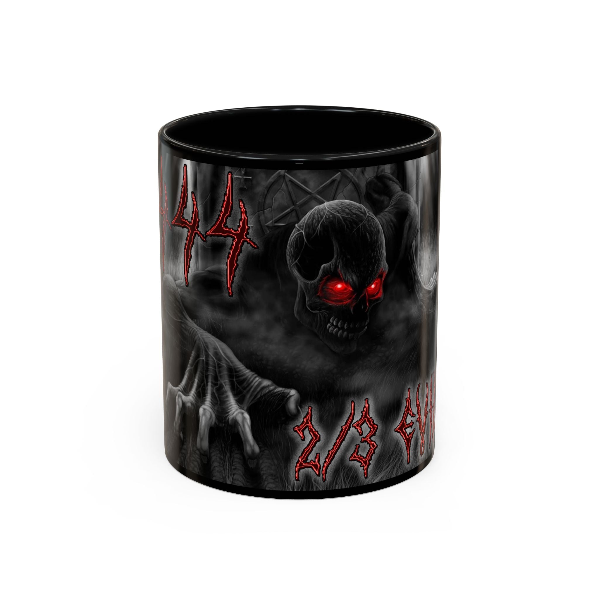 2/3 Evil Demon / Accent Coffee Mug 11/15oz