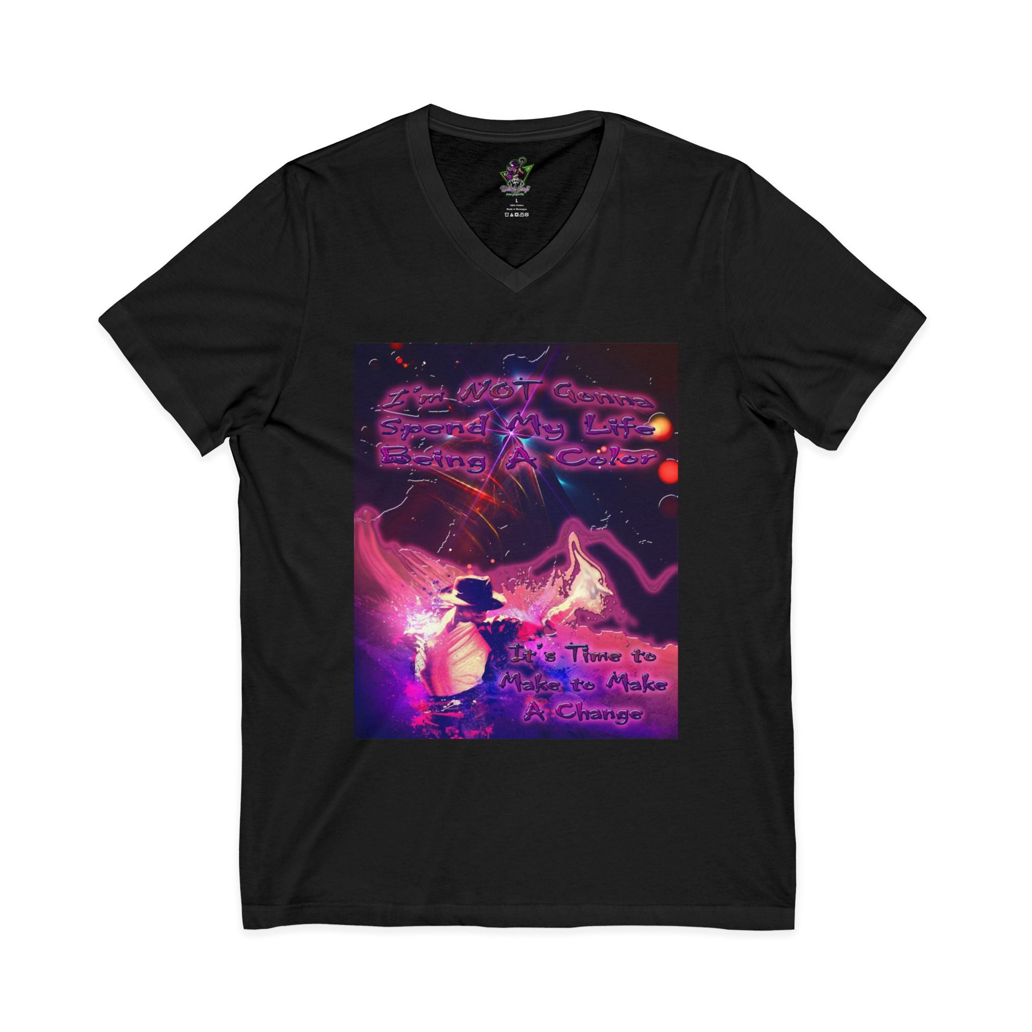 Life Being A Color / V-Neck Tee