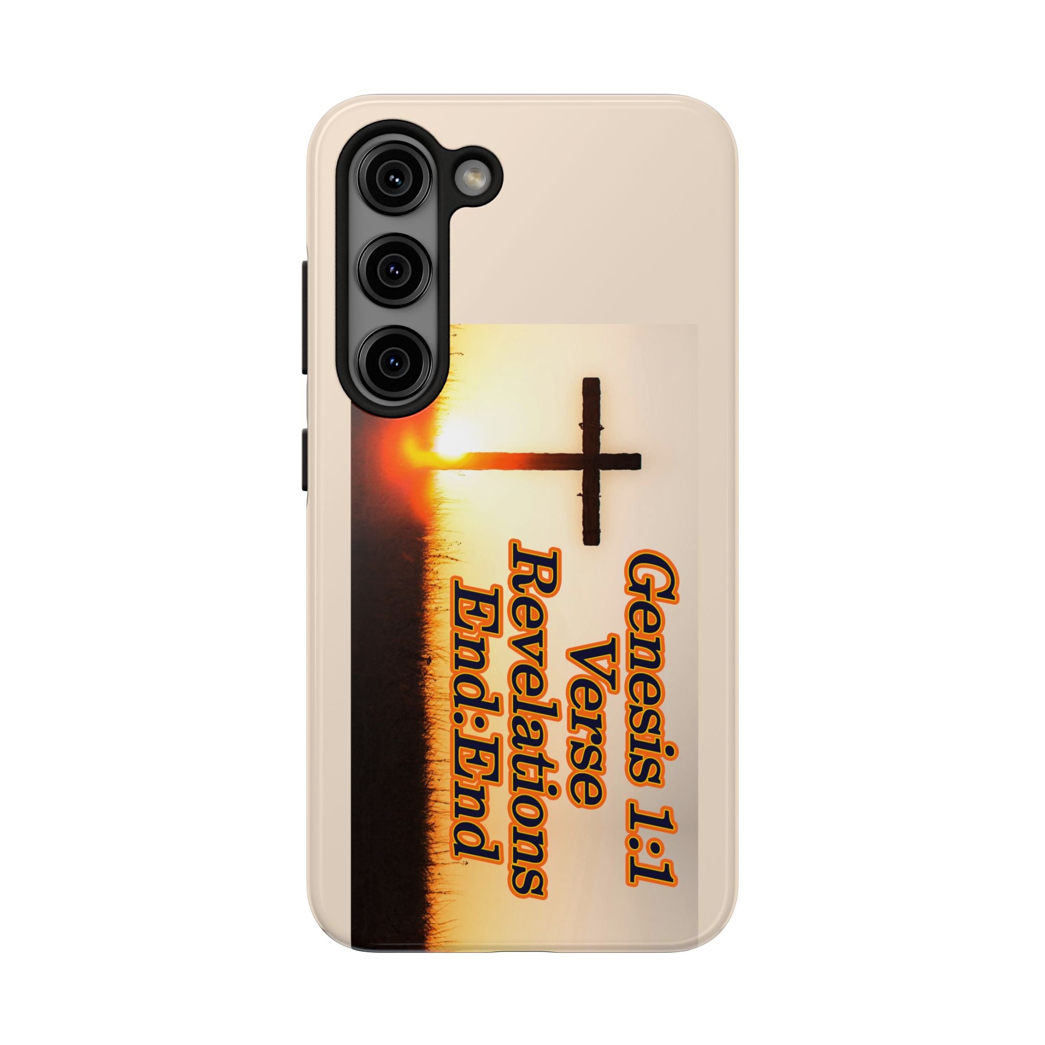 Genesis 1:1 Verse Revelations End:End / Tough Phone Case