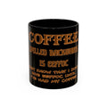 Coffee Spelled Backwards Is EEFFOC / Accent Coffee Mug 11/15oz