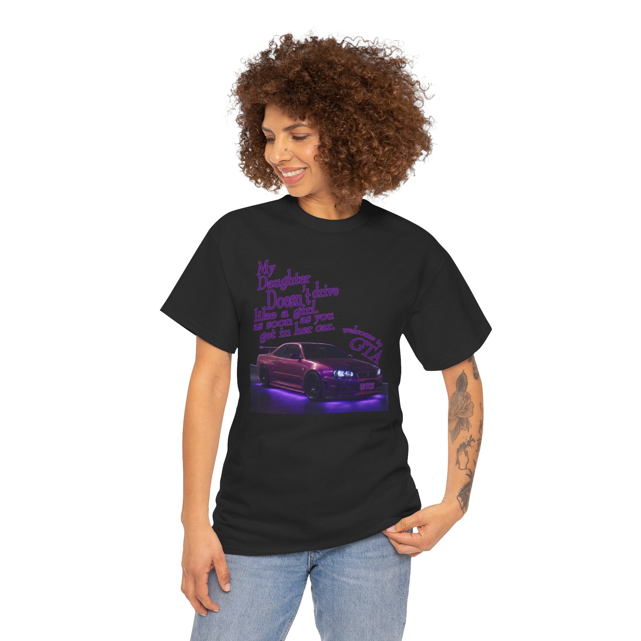 Daughter Doesn't Drive Like A Girl Purple
