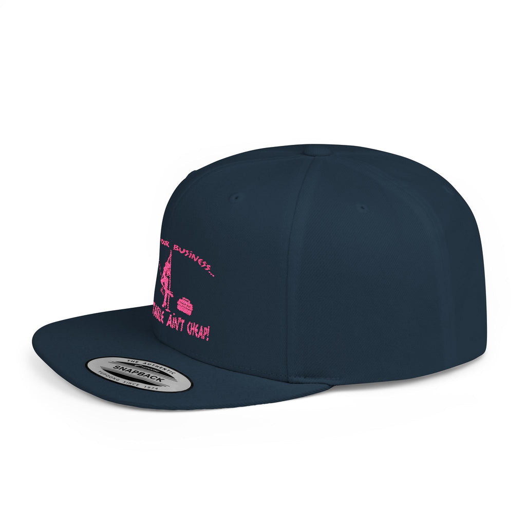 Mind Your Business Girl Stripper / Flat Bill Snapback