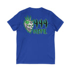 2/3 Evil Punk Skull / V-Neck Shirt