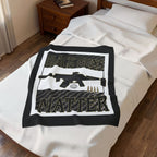 Black Guns Matter / Velveteen Plush Blanket