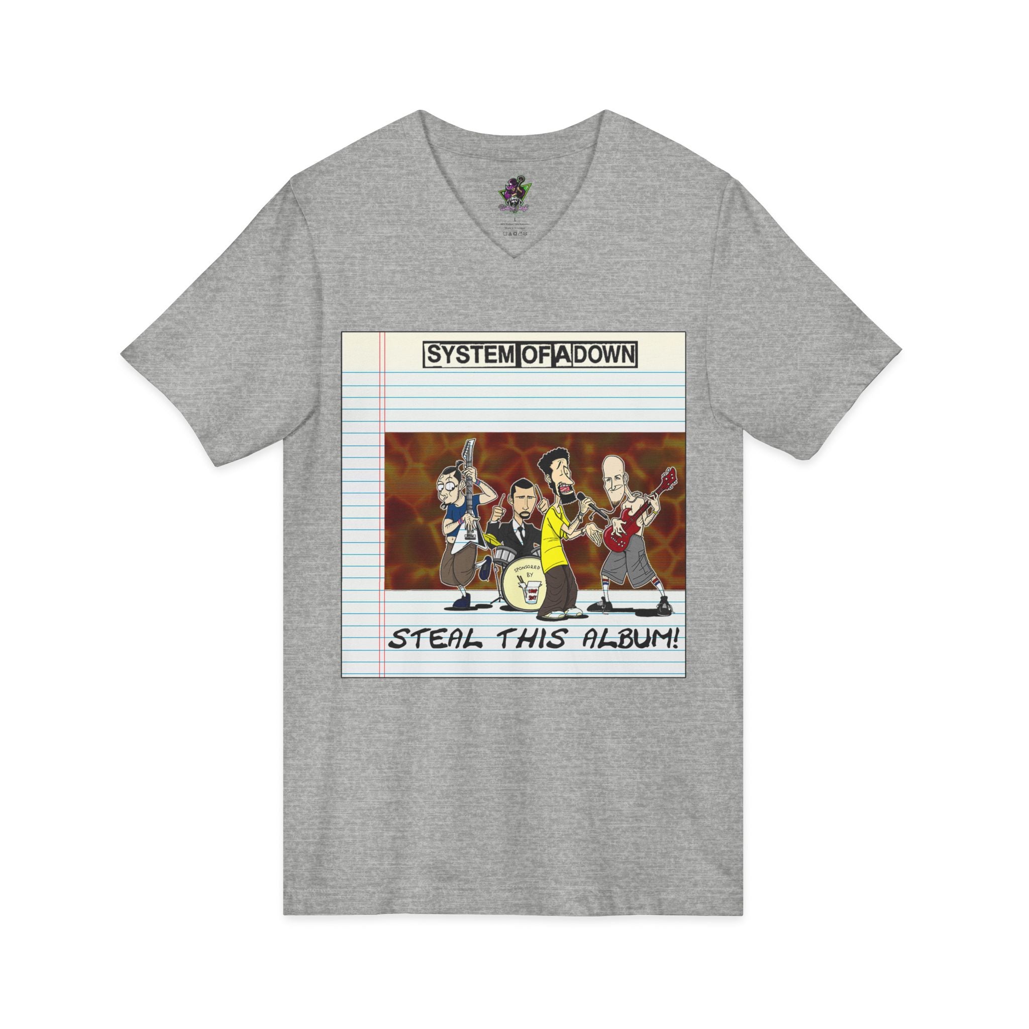 SOAD Steal This Album F&B / V Neck Tee
