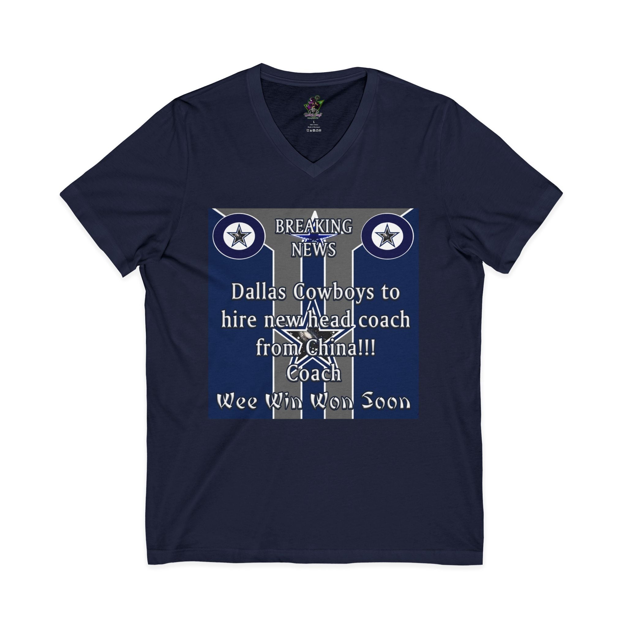 Wee Win Won Soon / V-Neck Tee
