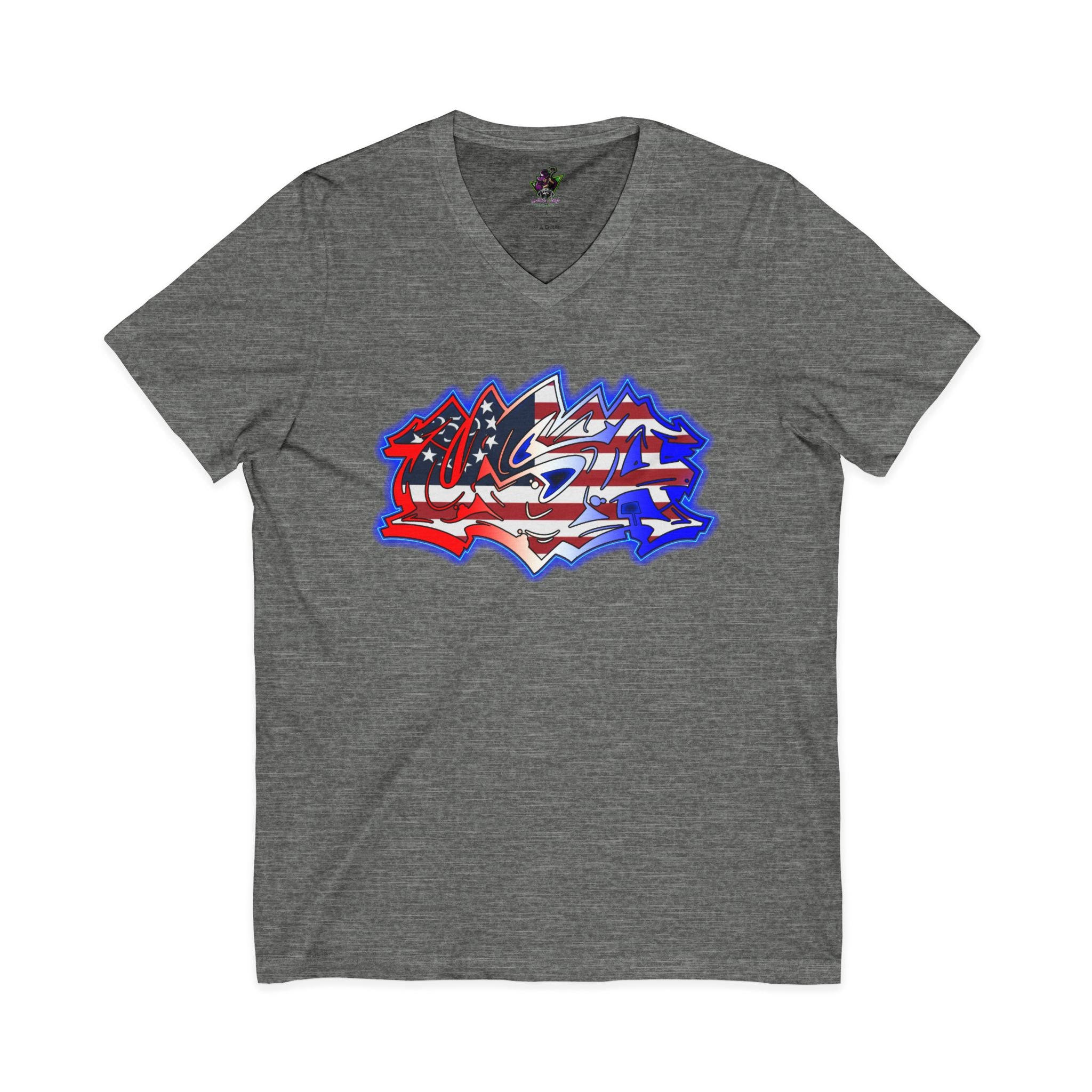 USA Graffiti / V-Neck Tee