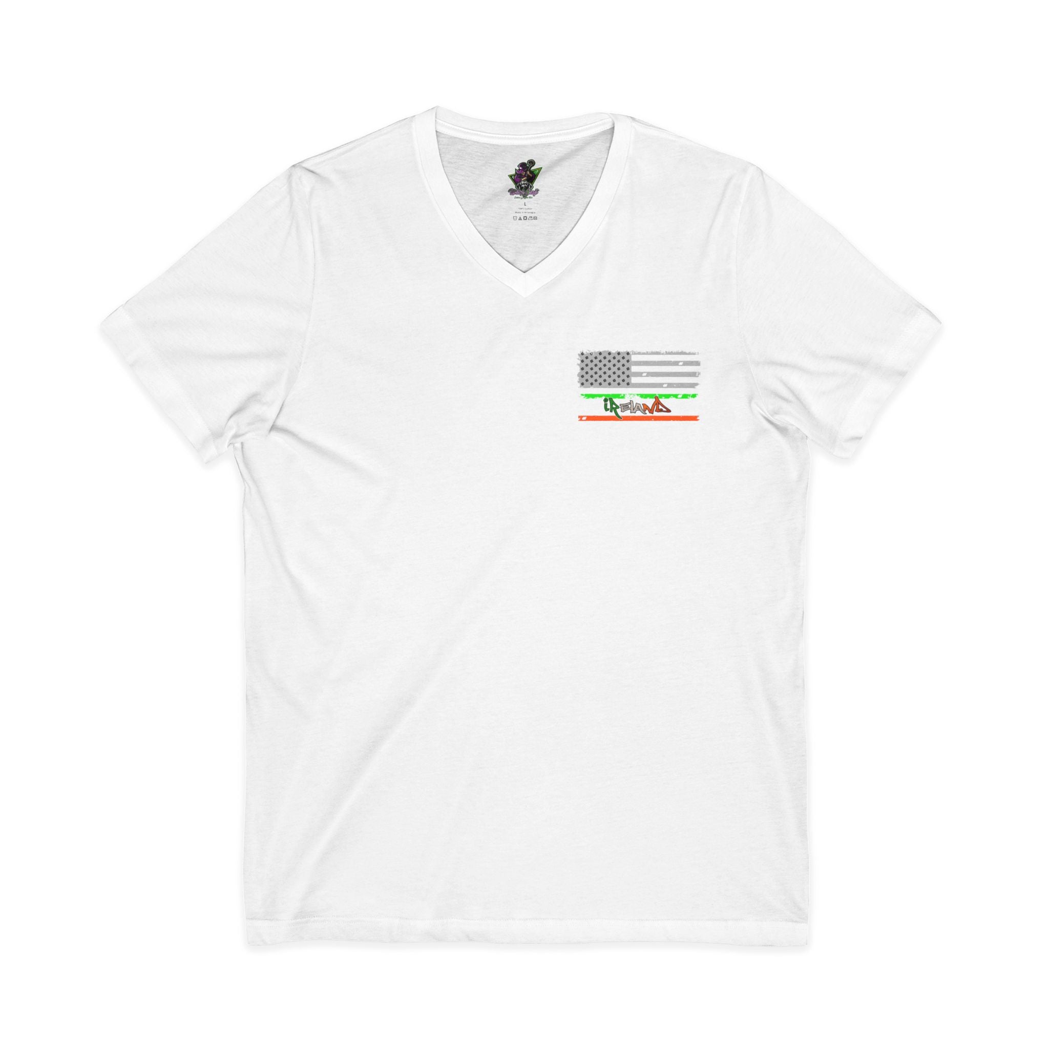 American / Ireland Flag  F&B / V-Neck Tee
