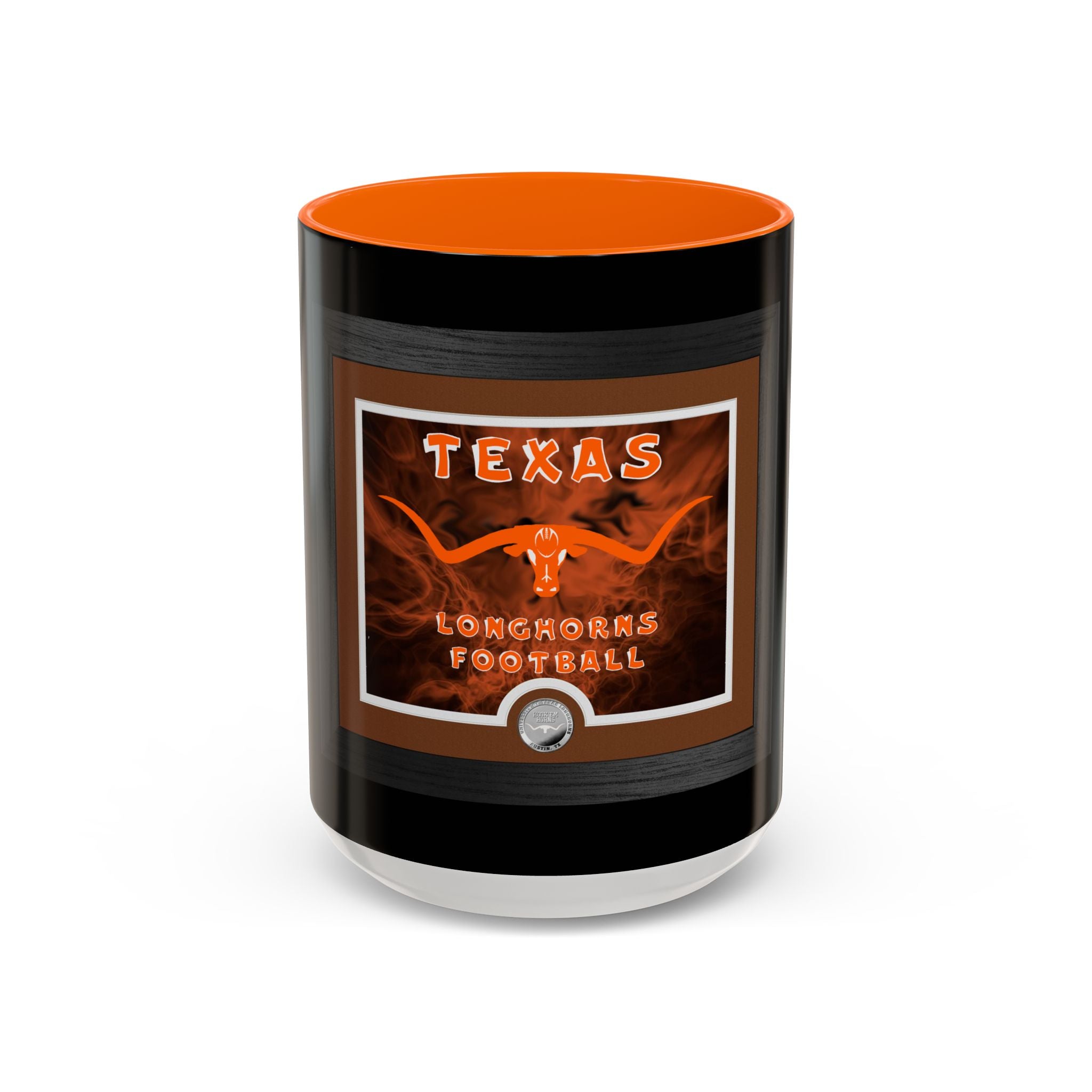 Texas Longhorns Framed / Accent Coffee Mug 11/15oz