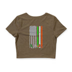 American/Ireland Flag / Crop Top