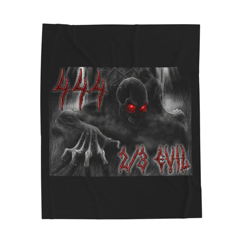 2/3 Evil Demon / Velveteen Plush Blanket