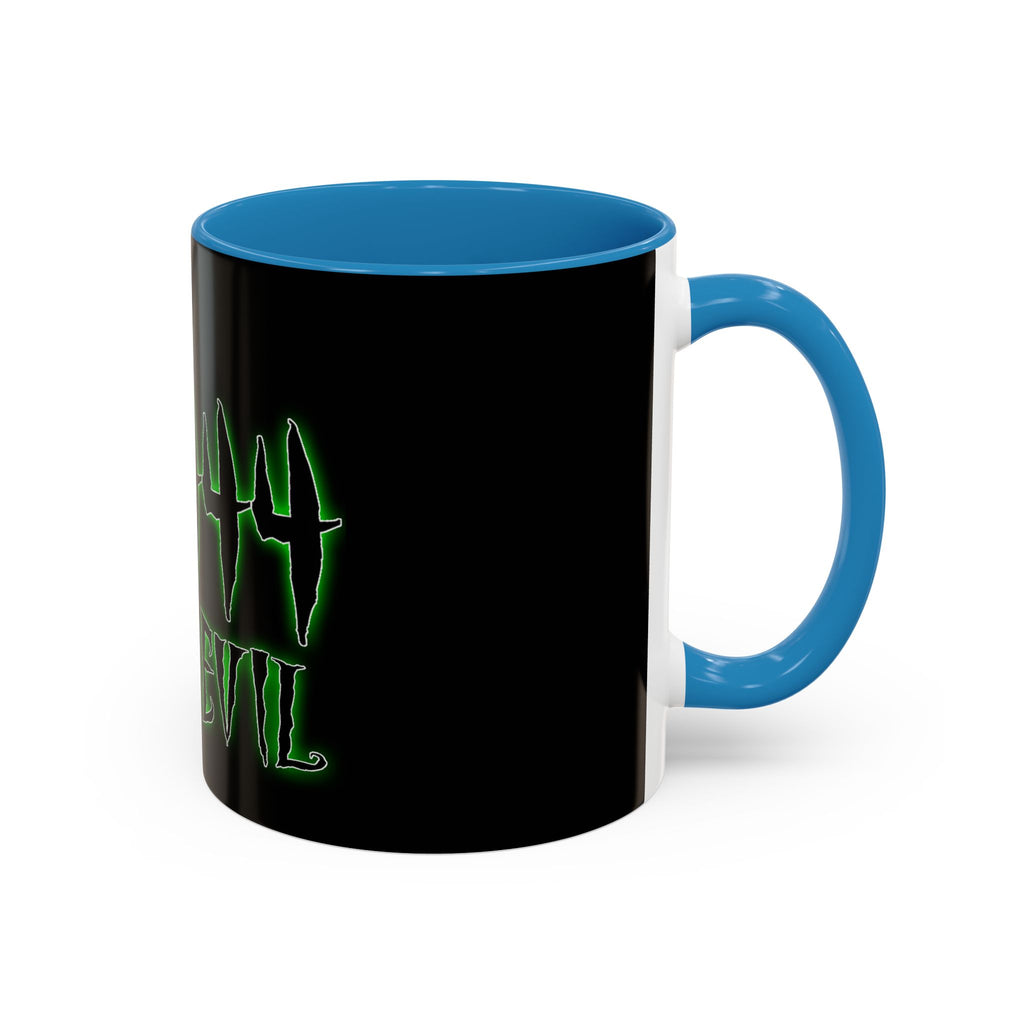 2/3 Evil Punk Skull / Accent Coffee Mug 11/15oz