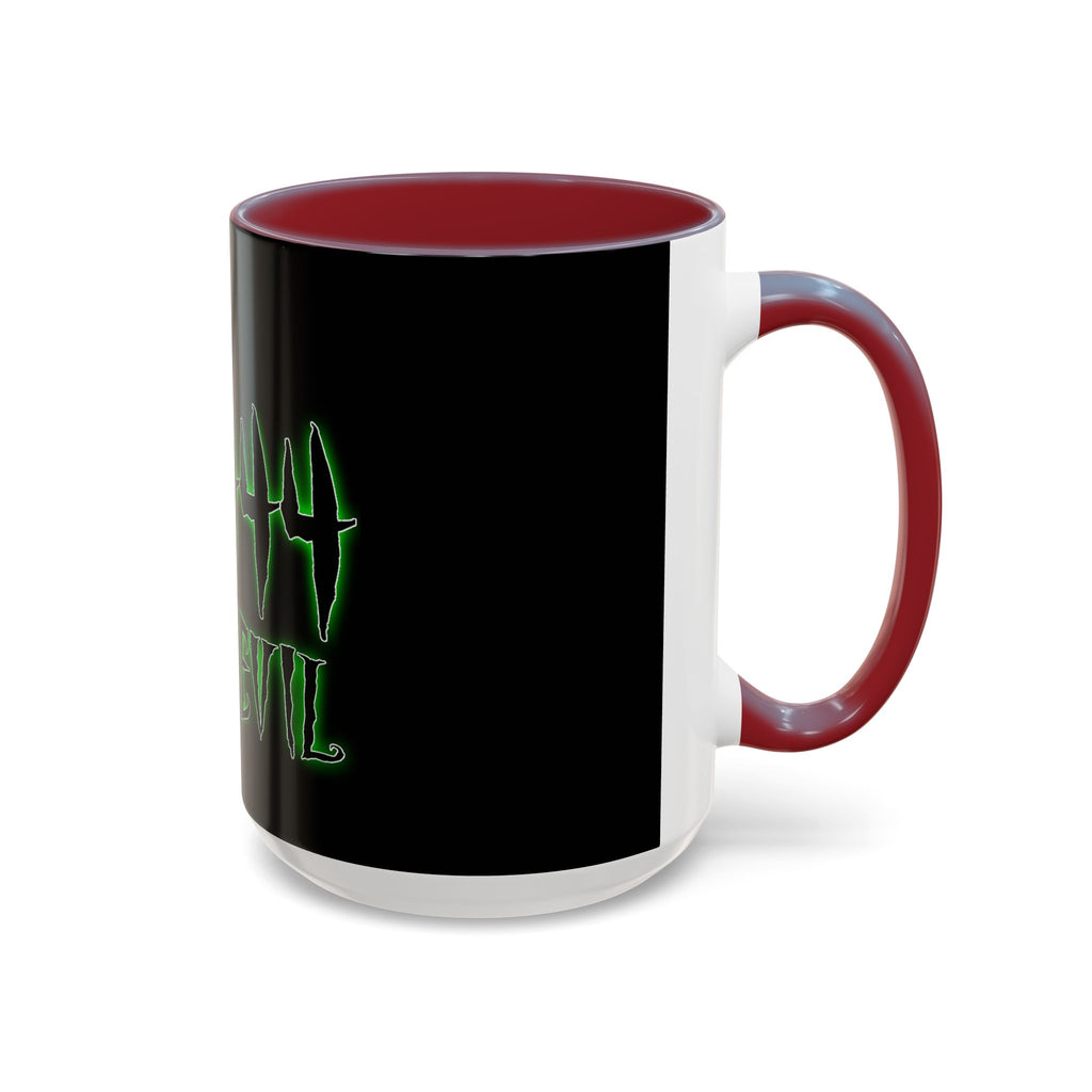 2/3 Evil Punk Skull / Accent Coffee Mug 11/15oz