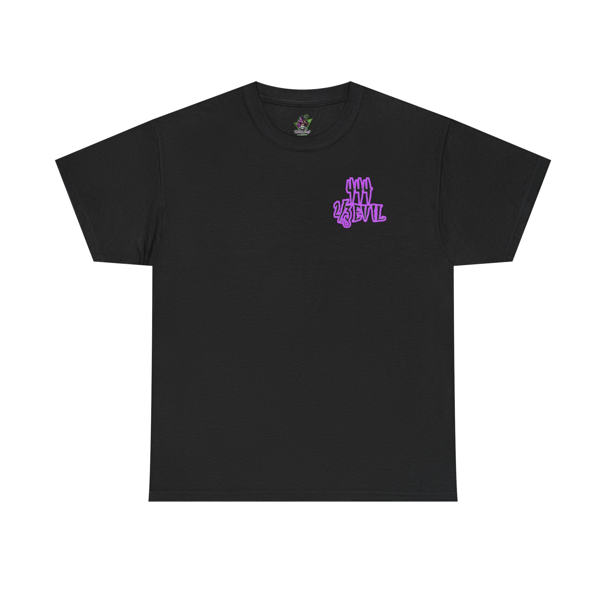 2/3 Evil Gothic Purple Script