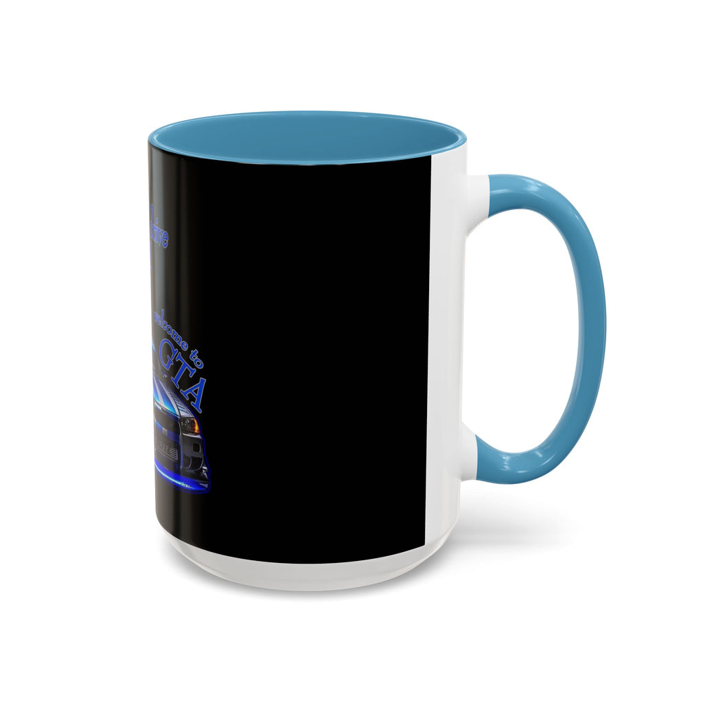 Don't Drive Like A Girl Blue / Accent Coffee Mug 11/15oz