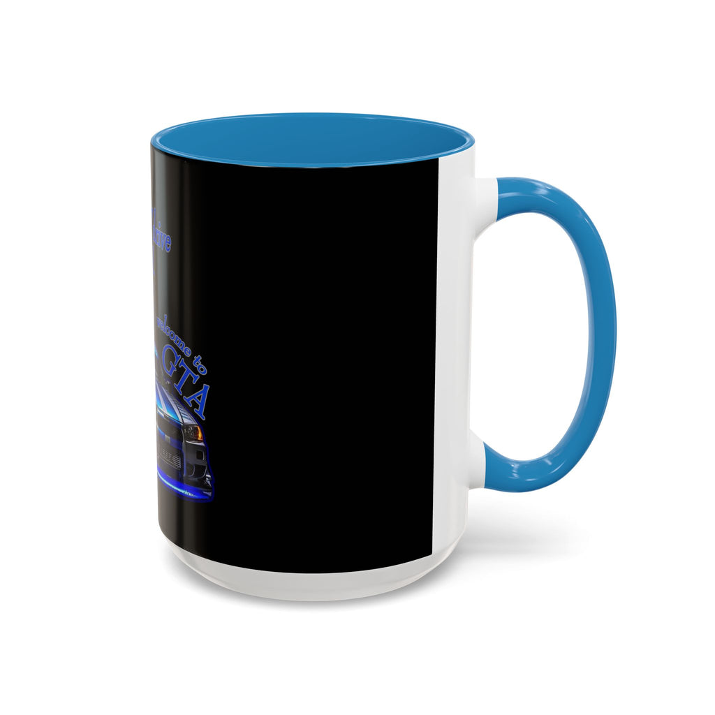 Don't Drive Like A Girl Blue / Accent Coffee Mug 11/15oz