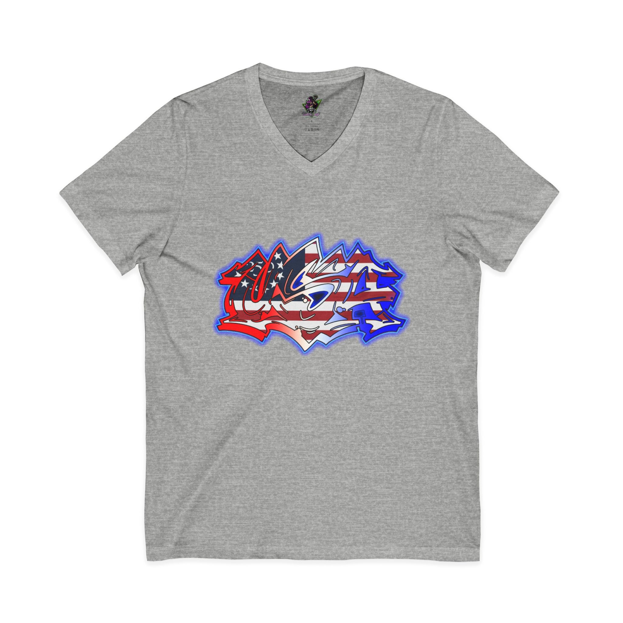 USA Graffiti / V-Neck Tee