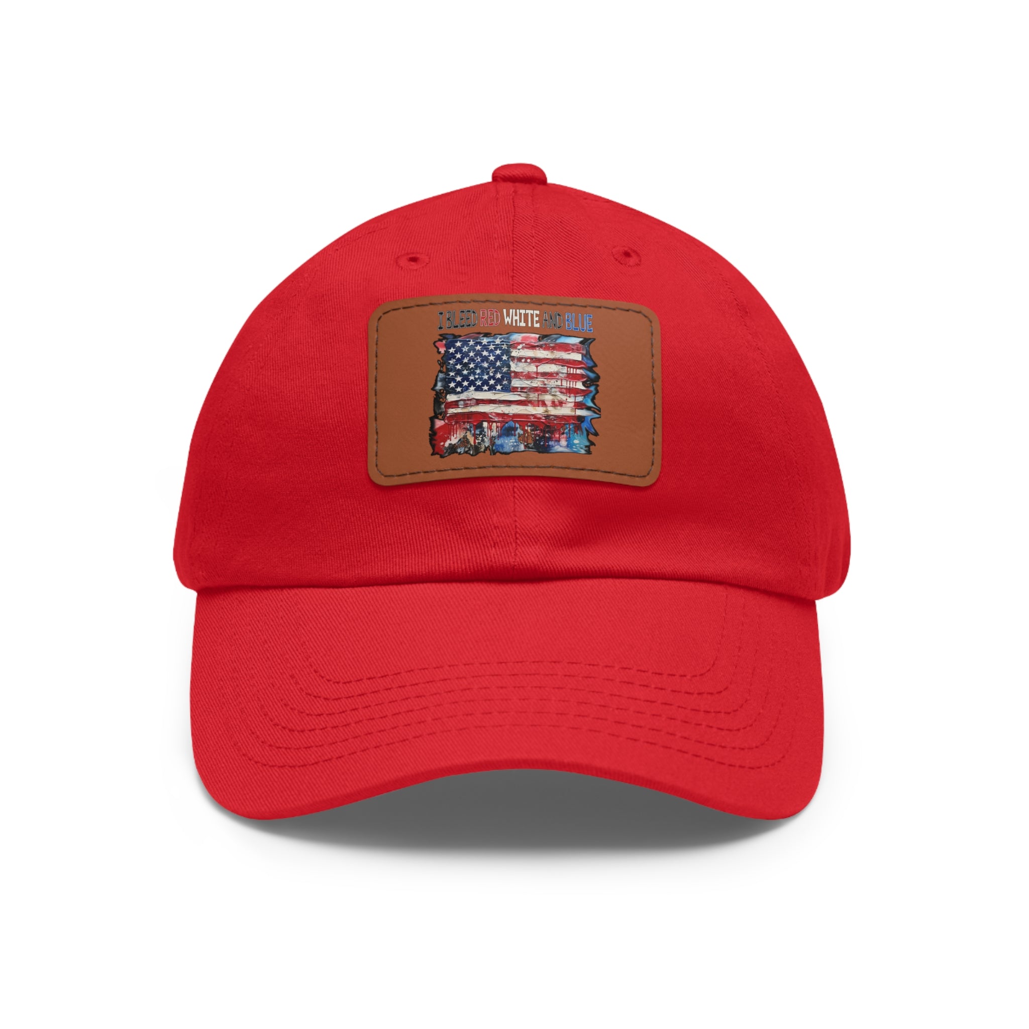 I Bleed Red White and Blue / Leather Patch