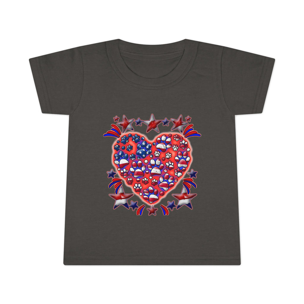 Patriotic Dog Heart / Toddler
