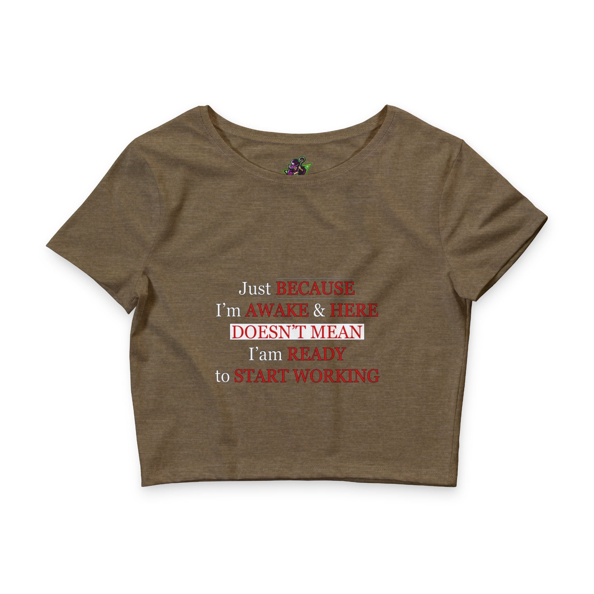 Start Working / Crop Tee