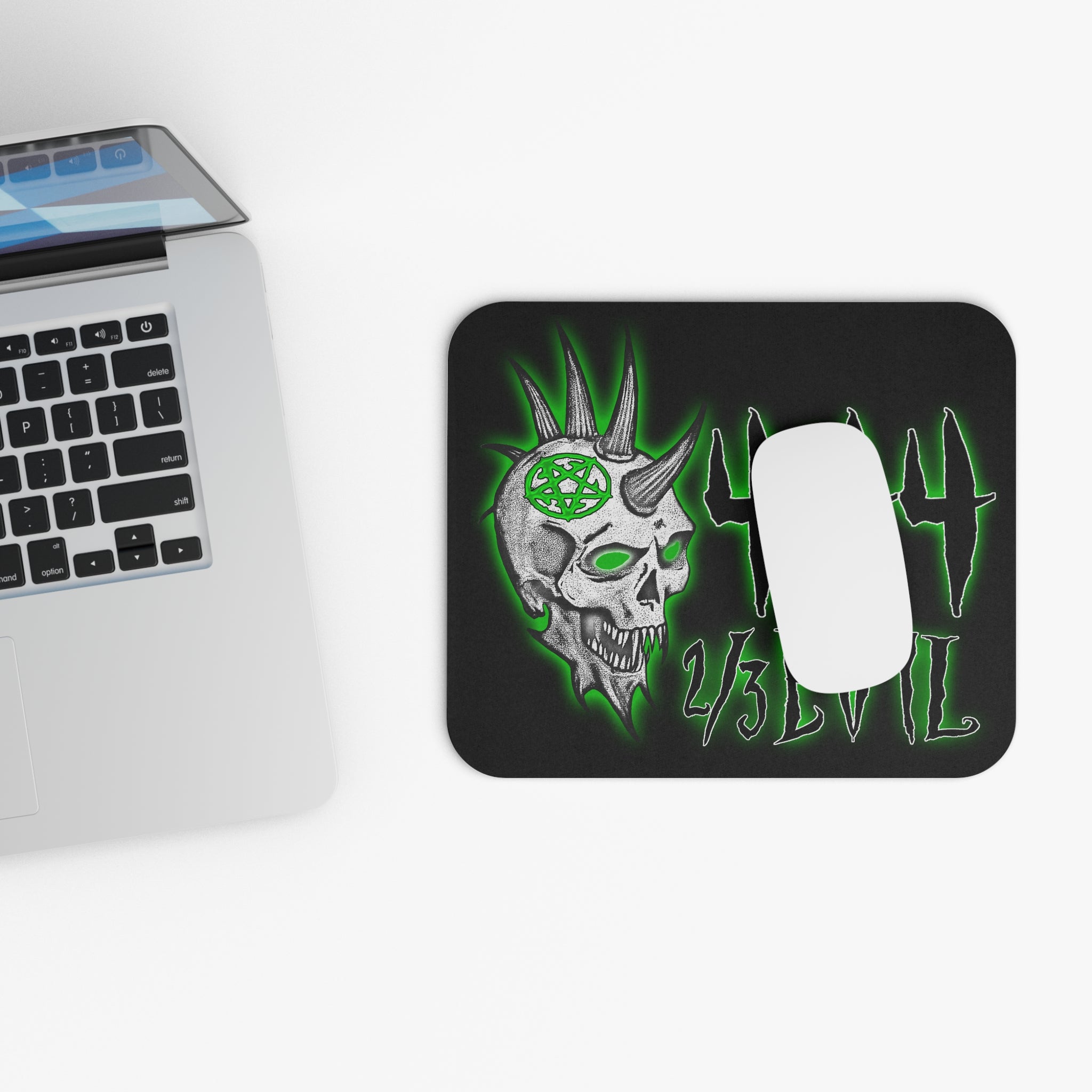 2/3 Evil Punk Skull / Gaming Mouse Pad