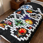 Collection Of Rock / Velveteen Plush Blanket