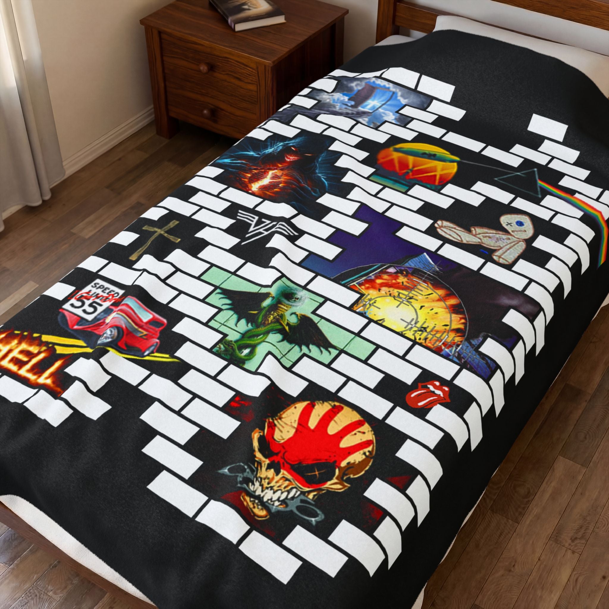 Collection Of Rock / Velveteen Plush Blanket