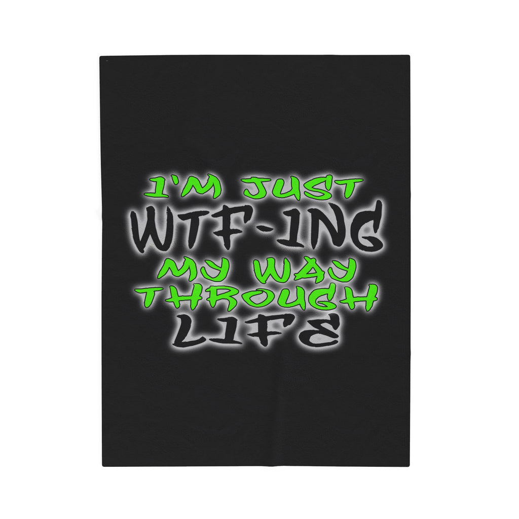 WTF-ing / Velveteen Plush Blanket