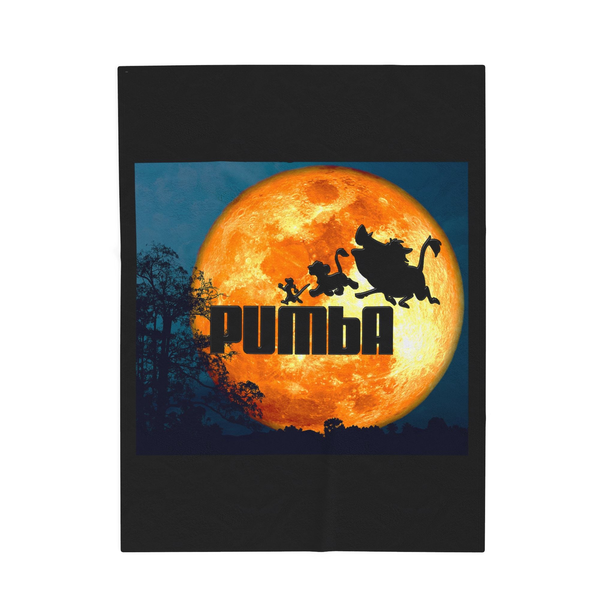 Pumba Moon / Velveteen Plush Blanket