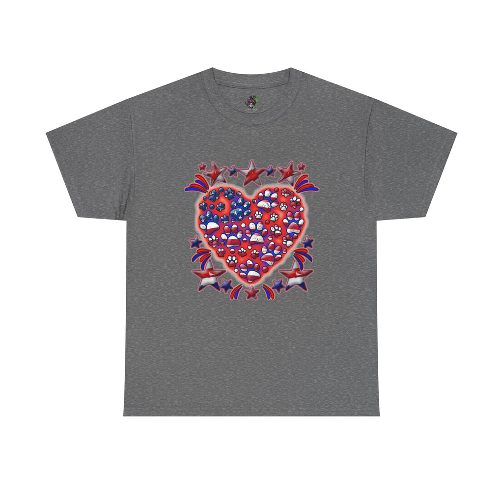 Patriotic Dog Heart
