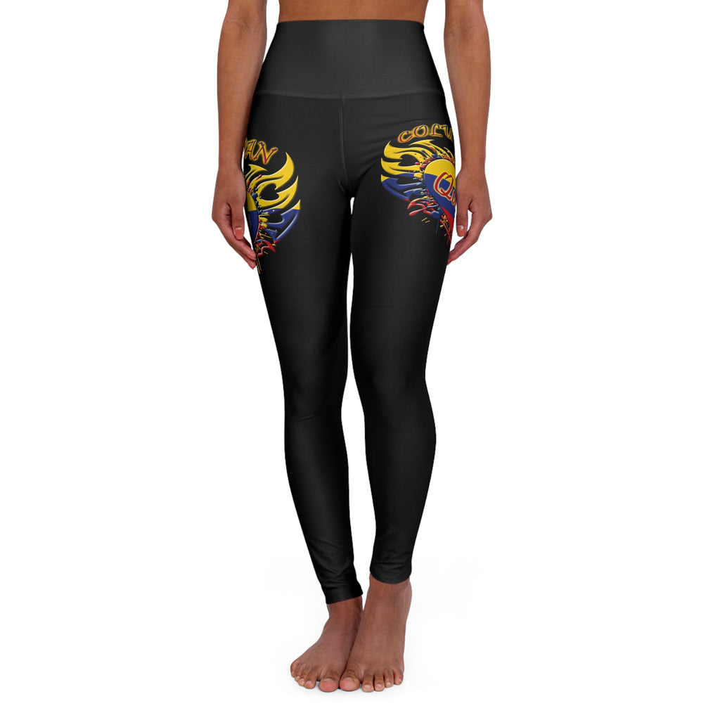 Columbian Queen / High-Waisted Yoga Leggings