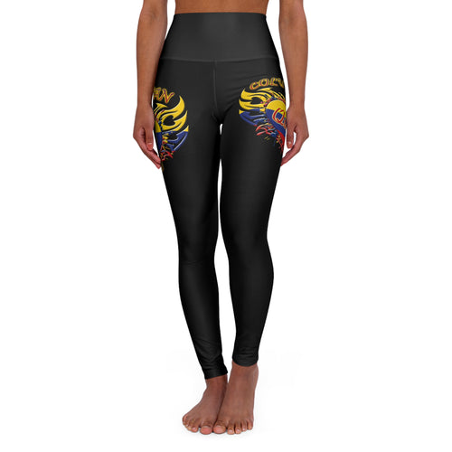 Columbian Queen / High-Waisted Yoga Leggings
