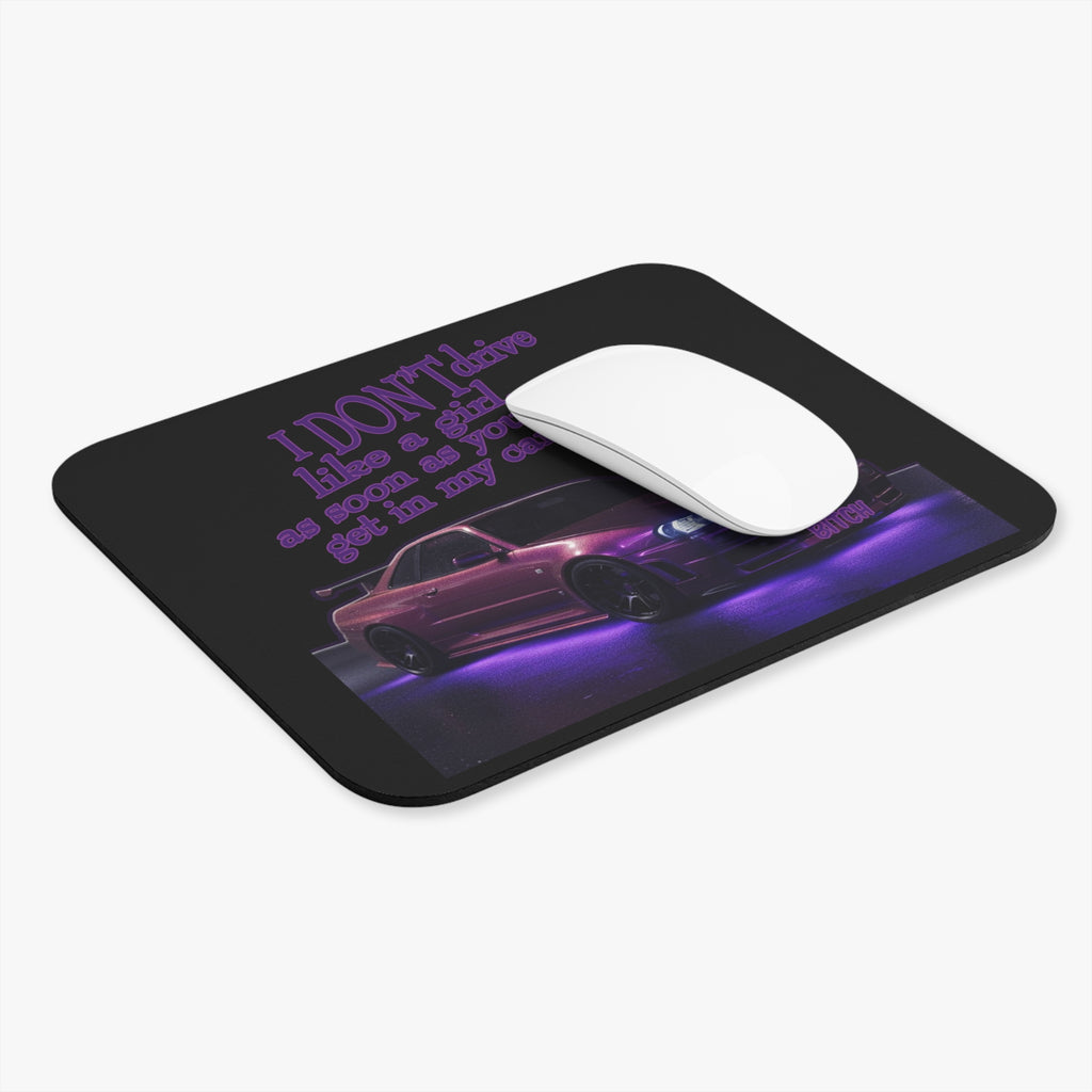 Don't Drive Like a Girl Purple / Gaming Mouse Pad