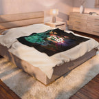 Statue of Liberty 250th / Velveteen Plush Blanket