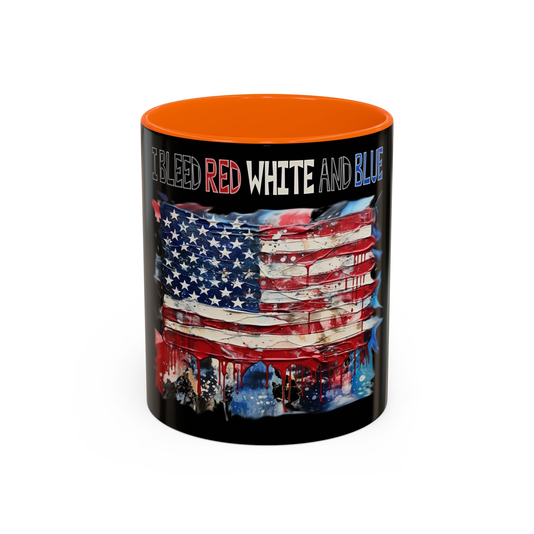 I Bleed Red White and Blue / Accent Coffee Mug 11/15 oz