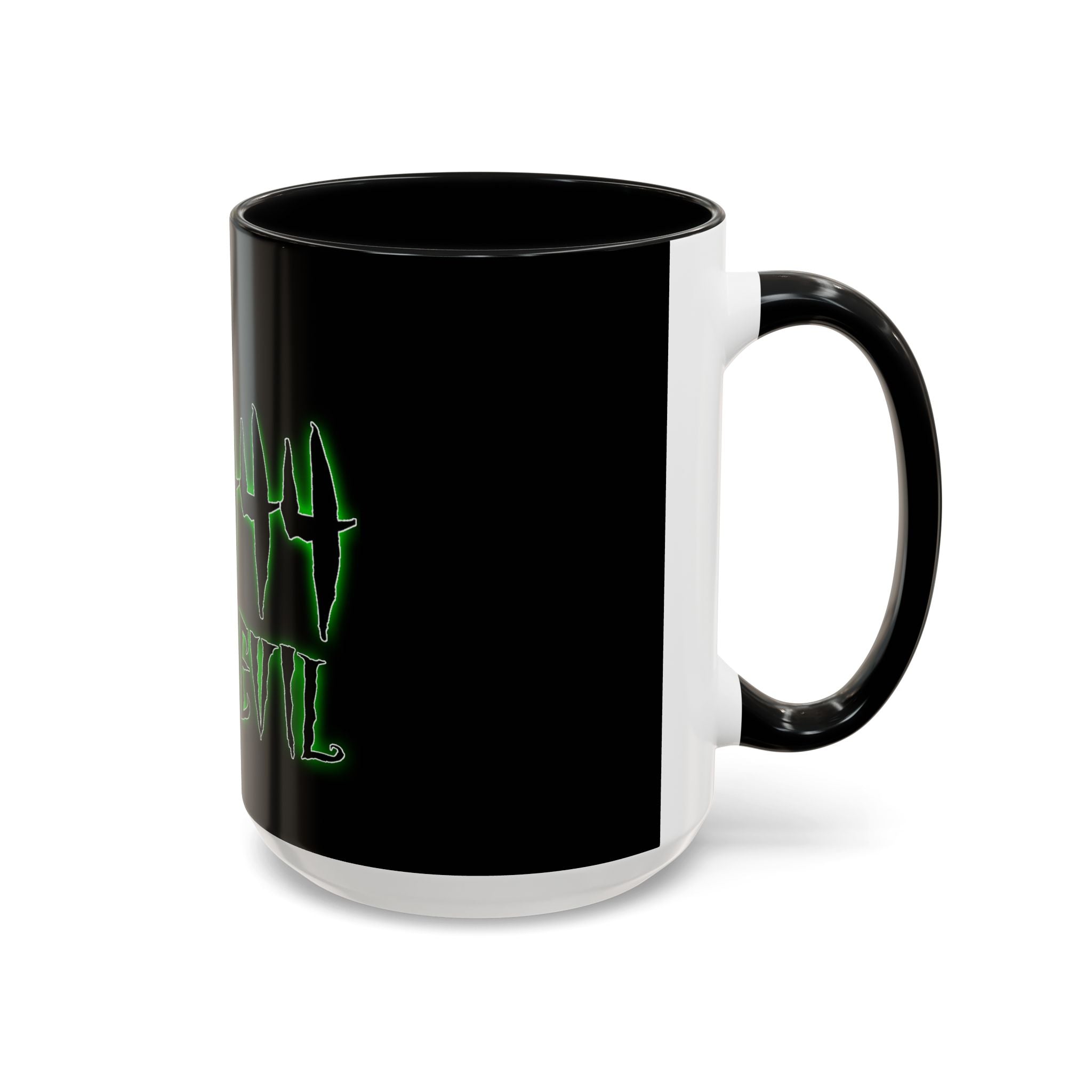 2/3 Evil Punk Skull / Accent Coffee Mug 11/15oz