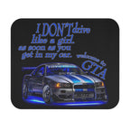 Don't Drive Like A Girl Blue / Gaming Mouse Pad