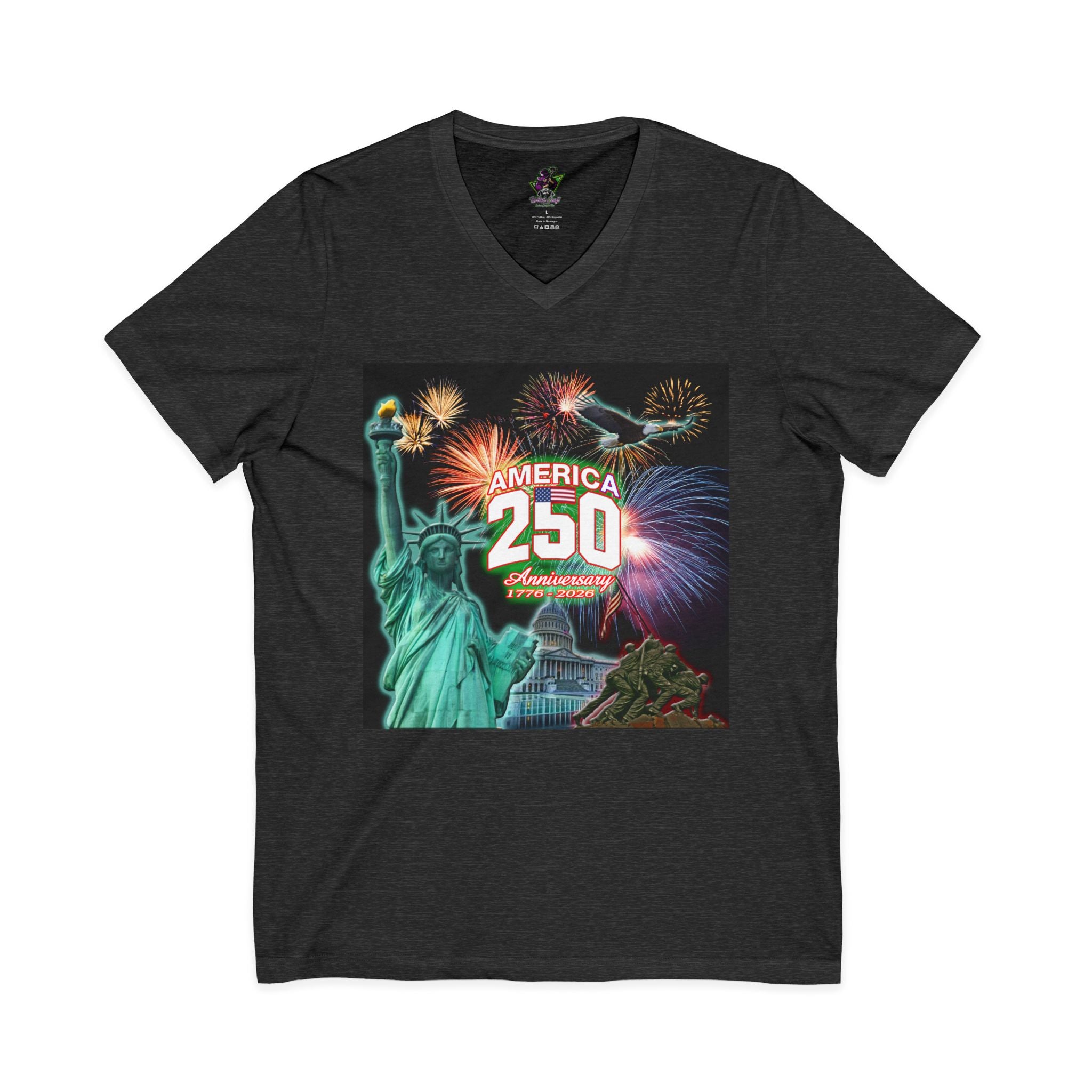 Statue of Liberty America 250th / V-Neck Tee