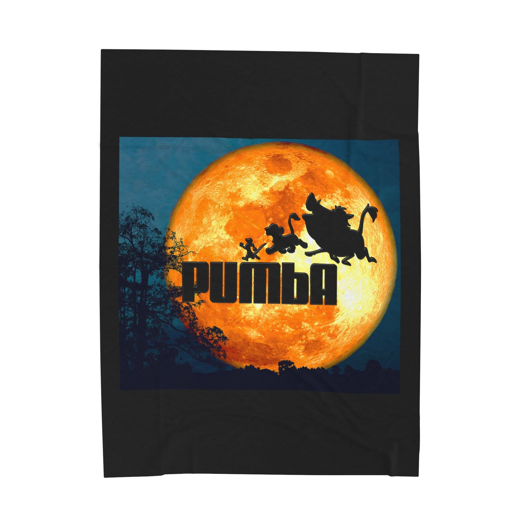 Pumba Moon / Velveteen Plush Blanket
