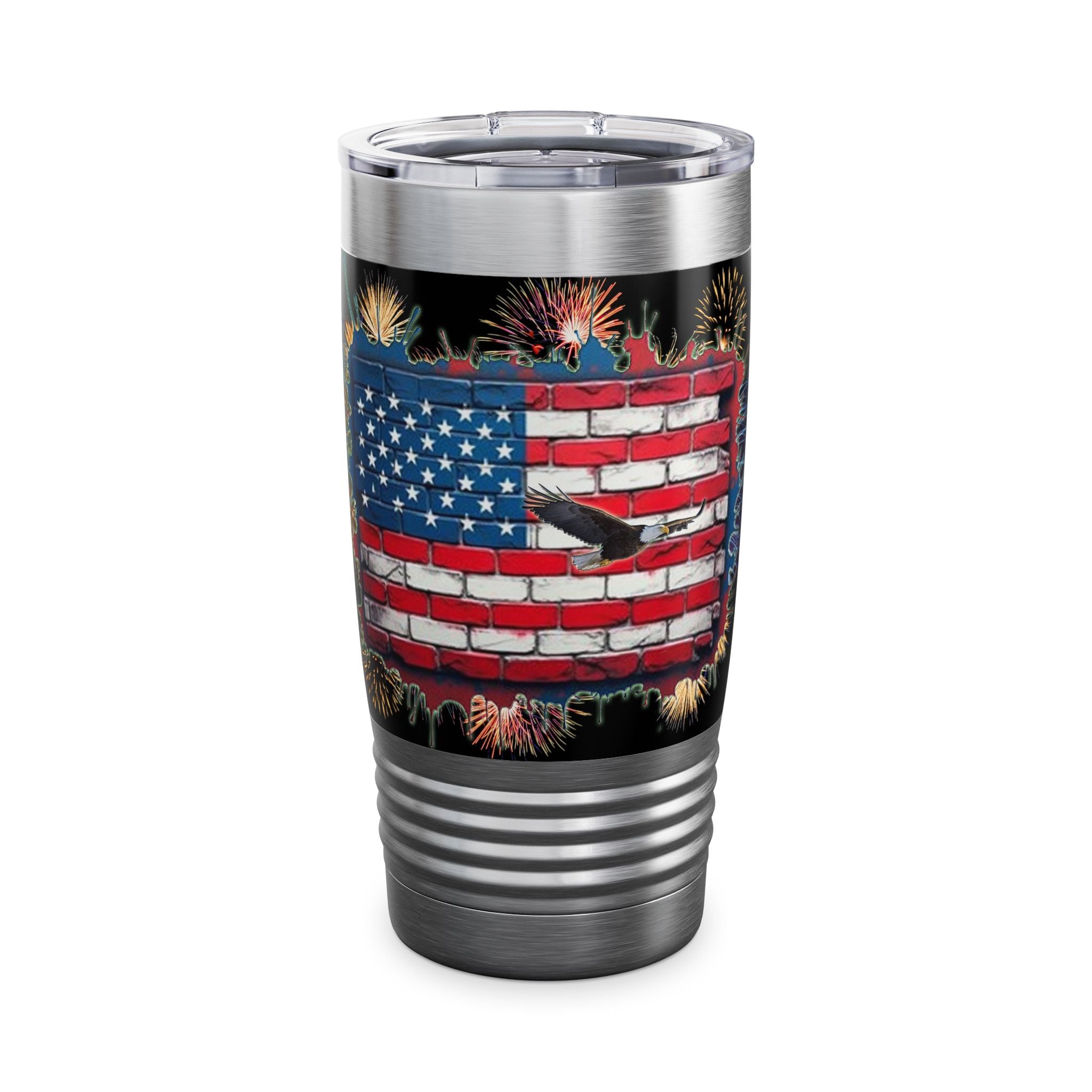 American Brick Flag /Insulated Tumbler 20oz