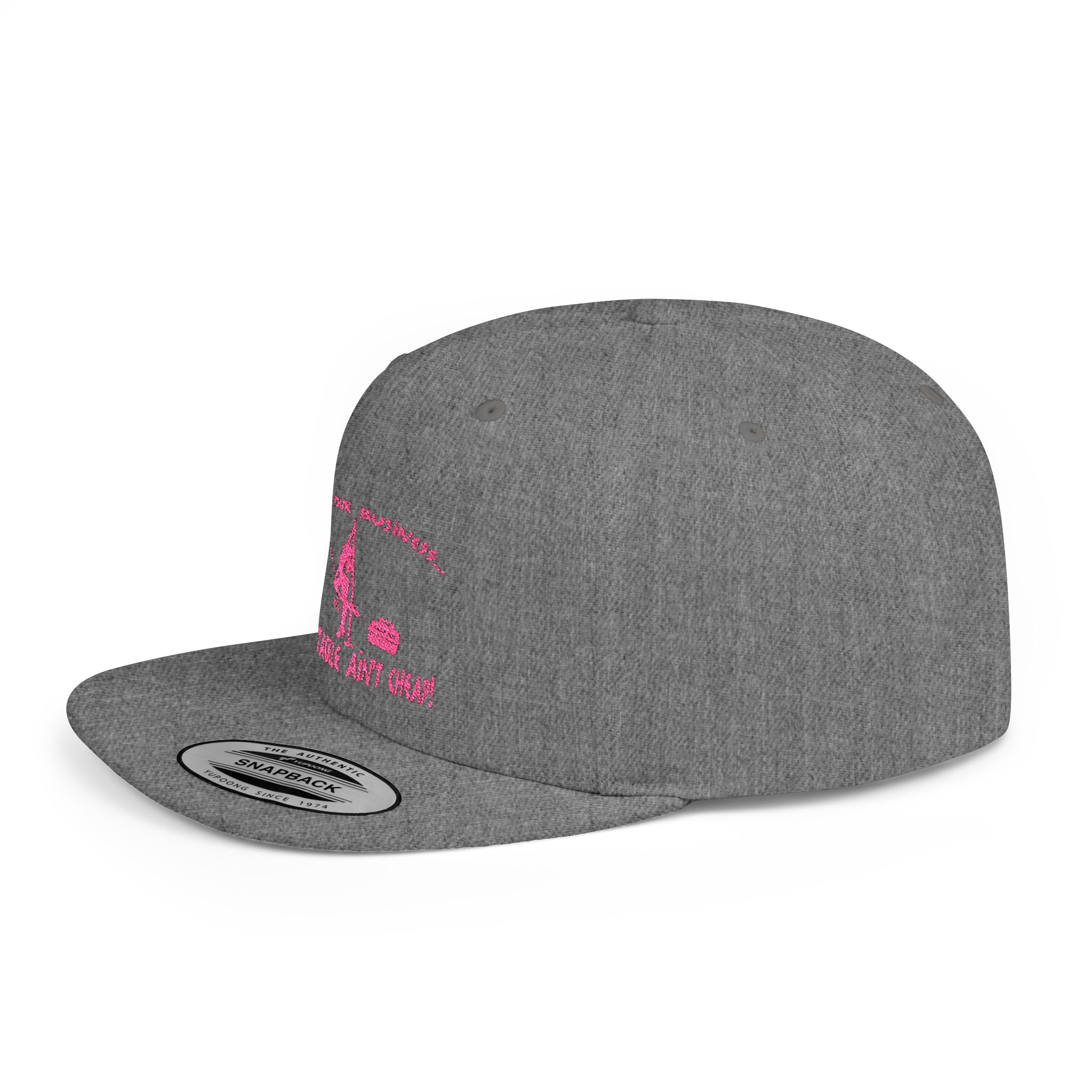 Mind Your Business Girl Stripper / Flat Bill Snapback